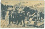 1948 - SINAIA, King FERDINAND &amp; Roman Officers, PELES Castle, Romania - old postcard - used - 1913