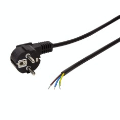 CABLU alimentare LOGILINK 1.8m, intrare Schuko, iesire fire fara conector 3 x 0.75mm2, 10A / 2500W, 1.5m, black, &amp;quot;CP135&amp;quot; (timbru verde 0.18 lei) foto