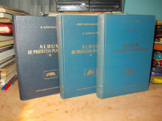 A. SAVESCU - ALBUM DE PROTECTIA PLANTELOR ( 3 VOL. ) , 1960/1962 foto