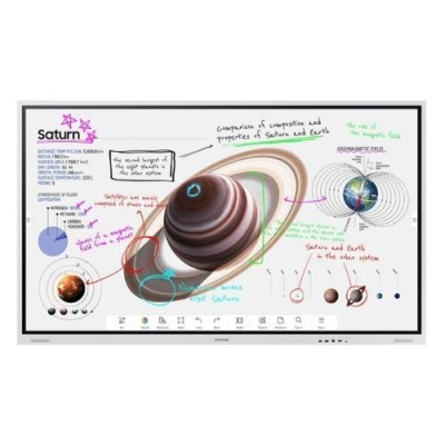 Ecran interactiv 85 inch, 8MP 4K, VA, touchscreen, USB, Wi-Fi - Samsung Flip Pro WM85B SafetyGuard Surveillance foto