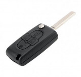 Carcasa cheie Peugeot 1007 Citroen C8 4 butoane / lamela VA2 / bateria pozitionata pe circuitul electronic, Fara Brand