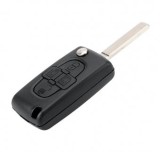 Carcasa cheie Topautochei&reg; pentru Peugeot 1007 Citroen C8 4 butoane/lamela VA 2 suport baterie pe spatele carcasei, Fara Brand