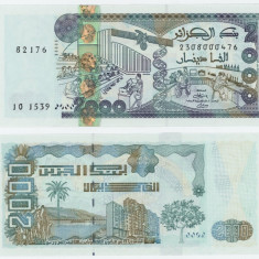 ALGERIA █ bancnota █ 2000 Dinars █ 2011 █ P-144 (2) █ UNC necirculata