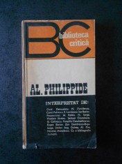 BIBLIOTECA CRITICA - AL. PHILIPPIDE. INTERPRETAT DE: ... foto