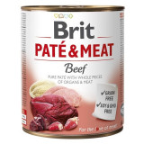 Cumpara ieftin Brit Pate and Meat Beef, 800 g