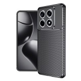 Husa pentru xiaomi 14t pro, carbonfiber, premium, black
