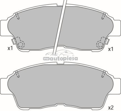 Set placute frana,frana disc TOYOTA RAV 4 I&amp;nbsp;(SXA1) (1994 - 2000) KRIEGER 0950006390 foto