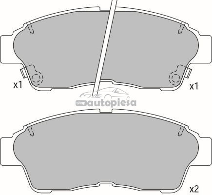Set placute frana,frana disc TOYOTA RAV 4 I&nbsp;(SXA1) (1994 - 2000) KRIEGER 0950006390