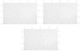 Cumpara ieftin Set 3x Perete universal de pavilion din polietilena, 295x195 cm - Alb