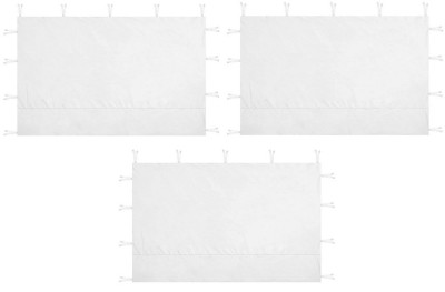 Set 3x Perete universal de pavilion din polietilena, 295x195 cm - Alb foto