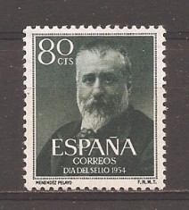 Spania 1954 - Ziua timbrului, MNH
