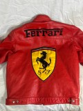 GEACA PIELE ROSIE - FERRARI - Michael Schumacher - 2003 - Racing Jacket !