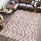 Covor Heinner Oliver, model in relief, dimensiune 160x230 cm, culoare Maro