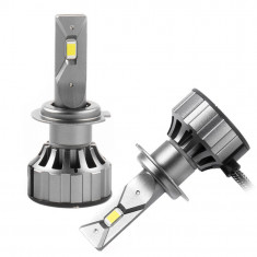 Set 2 becuri LED auto, 12V, soclu H7, Super Canbus, model V20, 120W, 12.000 lumeni, BZRSH, fara eroare - IPF