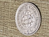 3 Pence 1940, argint