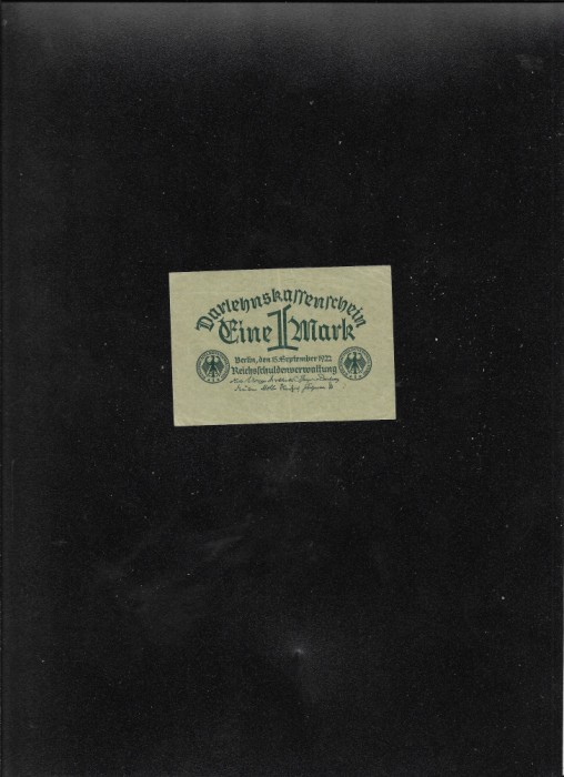 Germania 1 marca mark 1922