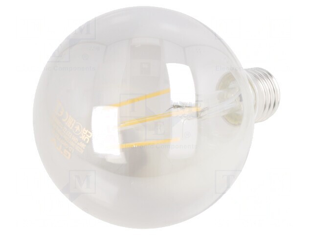 Lampă LED gri 8W E27 2700K