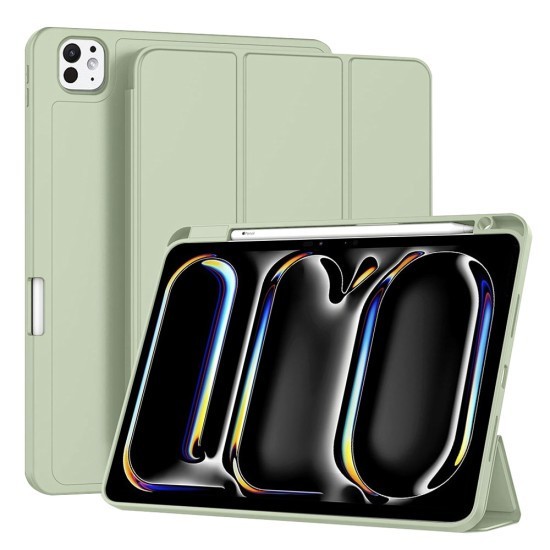 Husa pentru iPad Pro 11 (2024) - Techsuit Flex Trifold - Matcha Green