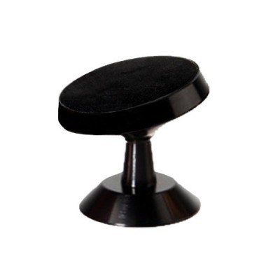 Suport auto magnetic Edman pentru masina cu rotire 360 grade, prindere adeziva, Negru foto