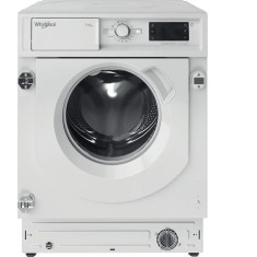 Masina de spalat rufe cu uscator incorporabila Whirlpool BI WDWG 751482 EU, 7 kg spalare/ 5 kg uscare, 1400 RPM, Clasa E, 6th Sense, Alb