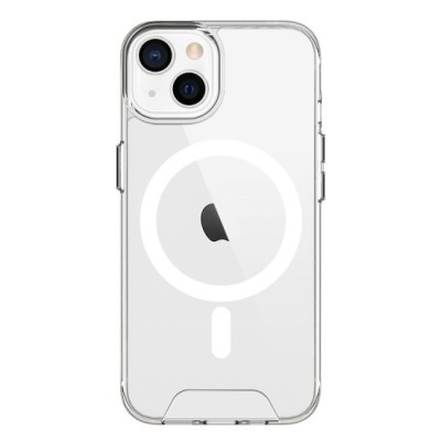 Husa transparenta pentru cu iPhone 13, cu incarcare tip MagSafe - ALC&amp;reg; foto