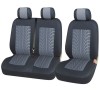 2+1 Universal Huse Scaune pentru Microbuze Negru Gri Textile
