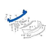 Intaritura bara, armatura spate BMW Seria 3 (G20/G21), 03.2019-,, Rapid