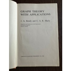 Graph Theory with Applications - J. A. Bondy, U. S. R. Murty