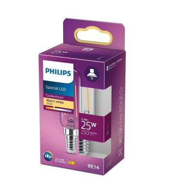 Bec LED filament Philips T25 E14 2.1W (25W) 250lm lumina calda 2700K foto