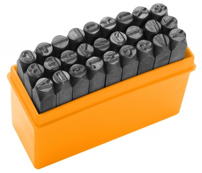 Set 27 de punctatoare cu litere 3 mm, Tolsen foto