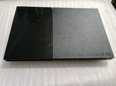 Consola Sony PlayStation 2 Slim SCPH-90004 (PAL) negru - poze reale foto