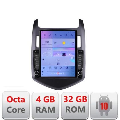 Navigatie Chevrolet Aveo 2010-2013 G-aveo10 ecran tip TESLA 9.7&quot; cu Android Radio Bluetooth Internet GPS WIFI 4+32GB D CarStore Technology