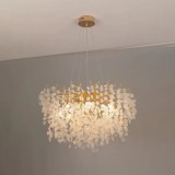 Candelabru Cristal WALTZ Serenade, 8x G9, Auriu, 60cm, Inaltime Reglabila