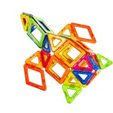 Set de constructie magnetic 3D MAGPLAYER, 83 piese pentru copii 3+ ani