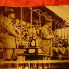 Fotografie de Presa 1937 Lord Baden-Powel -intemeietorul Org.Cercetasi in India