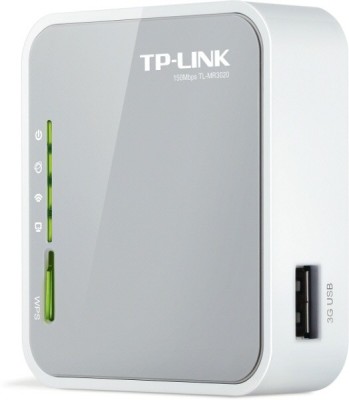 ROUTER TP-LINK; model: TL-MR3020; WIRELESS; PORTURI: 1 x RJ-45 10/100 foto