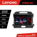 Navigatie Kia Sportage 2010- Lenovo Kit-325 8 core QLED 2K 8+256 360 Android Waze USB Navigatie Internet Youtube Radio CarStore Technology