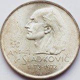 581 Cehoslovacia 20 Korun 1972 Andrej Sladkovic km 76 argint, Europa