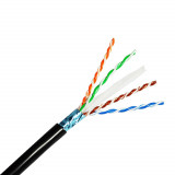 Cablu CAT6 FTP ecranat 0.5mm 24AWG CUPRU SOLID rola 100m, Rovision