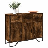 Gossi dulap, stejar fumuriu, 97x32,5x74,5 cm, lemn prelucrat