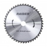 Disc circular pentru lemn Raider 250x48Tx30 mm, 48 dinti, carbura