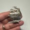 MINIATURA ARGINT 800 - CORABIE cu Panze - PINTA - Mare - 32g. - Vintage !