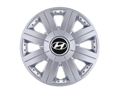 Set 4 capace roti Cosmos cromat R15, pentru gama auto Hyundai foto