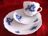 SET MIC DEJUN PORTELAN CU COBALT HUTSCHENREUTHER BAVARIA CEASCA CAFEA FARFURII