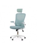 Scaun de birou OFF 336, mesh, suport lombar, tetiera ajustabila, cotiere reglabile, 100 kg