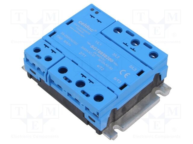 Releu semiconductor 50A 24&divide;640VAC 3-fazat CELDUC