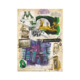 Puzzle Harry Potter - Ministerul Magiei &amp; Aleea Nocturn (450 piese) PlayLearn Toys, Dodo