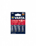 Baterie Varta LongLife Max Power AA R6 1,5V Alcalina set 4 buc,Cod:4706