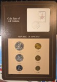 Vanuatu Coin Sets Of All Nations 6 monede, KM#3,4,5,6,7,8