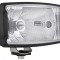 Proiector auto Wesem 12/24V cu bec H3 si pozitie 4W, dimensiuni 220x123x120 mm , carcasa neagra, geam clar , cu lumina de drum , 1 buc.
